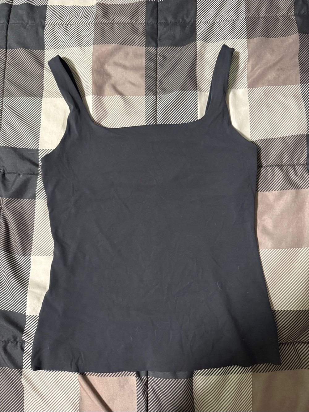 Nike Black Square Neck Tank Top